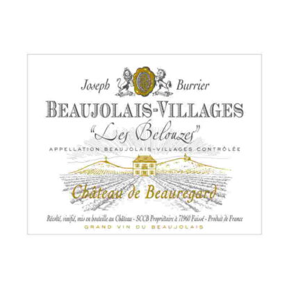 Joseph Burrier - Beaujolais-Villages Les Belouzes Etikett 800px